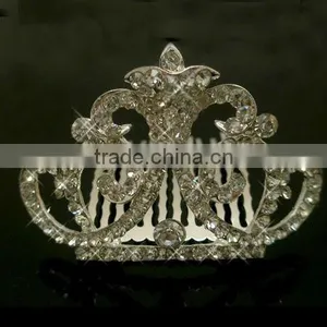 Side Rhinestone Hair Comb thumbnail-1
