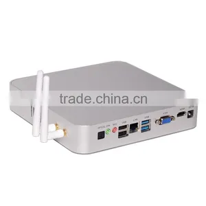 2016 New Fanless Mini Computer Low Power With Windows10 Intel N3150 HD Mini pc 1080p 1LAN 1 HDMI RAM 8GB 8GB SSD 500GB HDD thumbnail-2