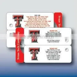 Composite Laminated Plastic (PVC) Key Tag (2 up Long) thumbnail-1