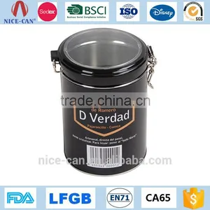 Hot Selling High Quality Food Grade Empty Coffee Tin Can Wholesale Custom Metal Round Tea Tin Container Quality Choice Most Popular thumbnail-1