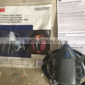 3M Comfortable Reusable Respirator, 3M Rubber Silicon Face Mask 3M 7502 thumbnail-1