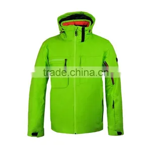 2016 Mens Green Waterproof Insulated Ski SnowboardJacket thumbnail-1