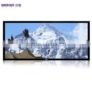16:9 92" 3D Soft Fabric Fixed Frame Screen for Home Theater thumbnail-1