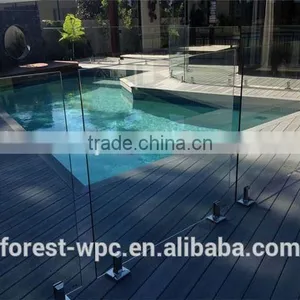 FRSTECH Eco-forest Wpc Swimming Pool Deck Tiles,Interlocking Waterproof Grooved Deck thumbnail-1