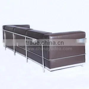 Living Room Furniture Office Sofa 3 Seater LC3 Sofa by Le Corbusier thumbnail-4