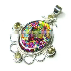 Indian Silver Jewellery, Semi Precious Stone Jewellery, Citrine Jewellery thumbnail-1