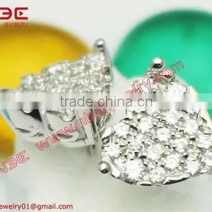 925 Sterling Silver Earring With AAA cz Stone thumbnail-1