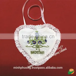 Heart Flower Design Fragrant Bags With Embroidery for Air Fresh Powder Sachet thumbnail-4