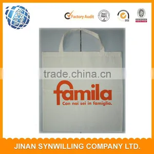 Reusable Tote Bag Environmental Protection Bag White Fabric Bag Canvas thumbnail-1