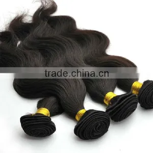 Natural Curly Virgin Body Wave 22 Inch Human Hair Weave Extension thumbnail-1