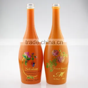 Great Capacity Juice Glass Bottle in Good Quality Competitive Price Fancy Frosted Bottles Champagne Bottles 750ml thumbnail-4