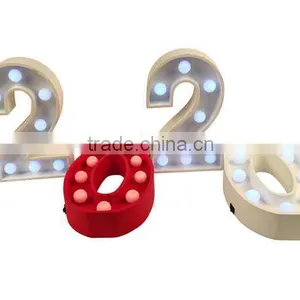 Popular Decorations Figure Lights Figure Shape Light Marquee Number Light for Room Decoration thumbnail-1