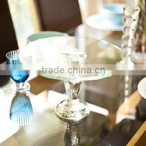 Crystal Table Cake Stand Dessert Plate thumbnail-1