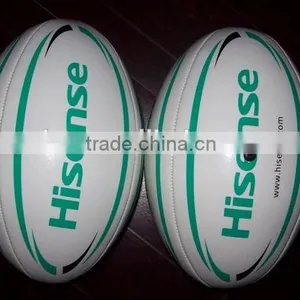 Wholesale Promotional Best Quality Inflatable Customized Pvc Leather Rugby Ball thumbnail-2