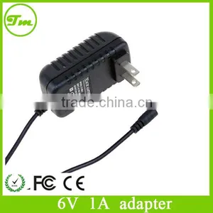 6V 1A AC/DC Power Supply Replacement Adapter With 5.5*2.1mm Tip Center Pin + thumbnail-1