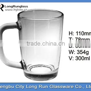 LongRun 300ml Home Use Children Popular Use Drinking Milk Glass Water Glass Cup Low Price thumbnail-1