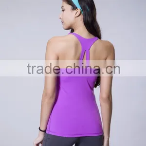 Private Label Custom Design Sexy Ladies Workout Tops Active Tank Tops thumbnail-2