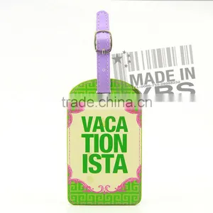 Factory Supply PU Luggage Tag Custom Luggage Tag thumbnail-6