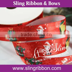 Single Face Print Ribbon For Christmas Day thumbnail-1