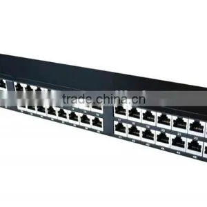 1U 48 Ports Cat6 FTP Patch Panel Shielded thumbnail-1