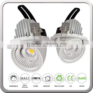 8 Inch 9inch 40W 50W 60W Gimble Down Light 230mm Dimension LED Gimbal Downlight With CREE Meanwell Driver thumbnail-3