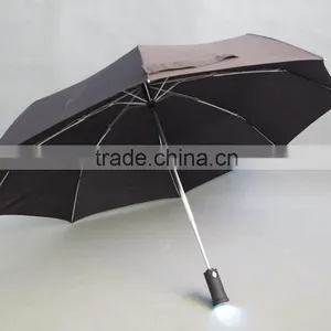 Cheap Foldable Automatic Umbrella LED Umbrella Handle thumbnail-4