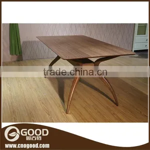 Malaysia Style Rubber Solid Wood Dining Chair and Table Set thumbnail-5
