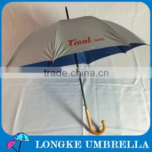 8 Panels Two Colors Auto Open Golf Umbrella thumbnail-1