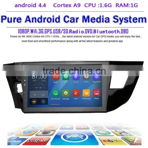 10.2 Inch Android 4.4.4 Stereo for Corolla 2014 GPS 1024*600 1.6G CPU Radio Headunit Free Map GPS Navi Browser Navi thumbnail-1