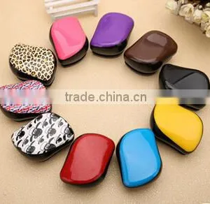 Newest Korea Style Wholesale Head Massage Rainbow ABS Hairdressing Comb thumbnail-1