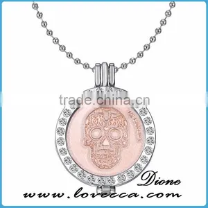 On the Website Wholesale Custom Europe Style Skull Pendant Necklace Gold Wholesale Fashion Jewelry thumbnail-5