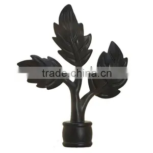 Three Leaves Curtain Pole thumbnail-1