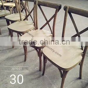 Beech Wood Crossback Chair thumbnail-3