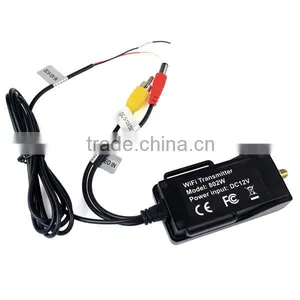 New Black WIFI Wireless Car Backup Realtime Video Transmitter 12V DC For IPhone Android thumbnail-2