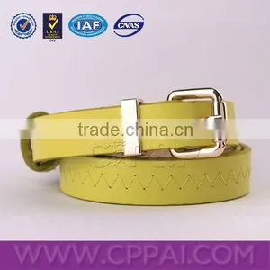 Skinny Design Down Yellow Women Belt in GuangDong thumbnail-1