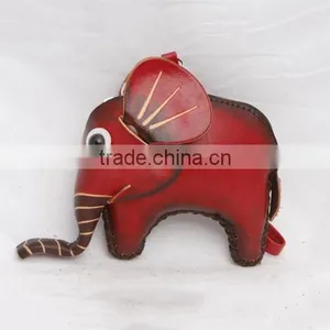 Handmade Leather Large Elephant Coin Purse thumbnail-1