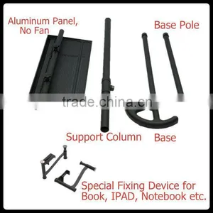 Pivot & Tilt Top Adjustable Overbed Bedside Laptop Eating Folding Multi Table thumbnail-4