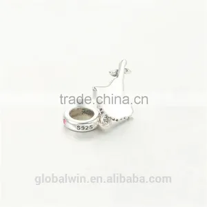 Floating Wholesale Engravable Charms European Charm Bracelet Necklace 100% Real 925 Sterling Silver S203 Best Gifts For You Or F thumbnail-2