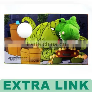 Children Book/children Cardboard Book Printing With Plush Toy thumbnail-3