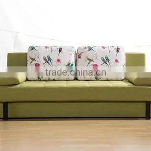 Factory Supply Modern Design Red Fabric Price of Sofa Cum Bed thumbnail-5