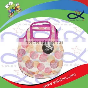 Custom Pattern Printed Flowers Neoprene Lunch Tote Bag thumbnail-3