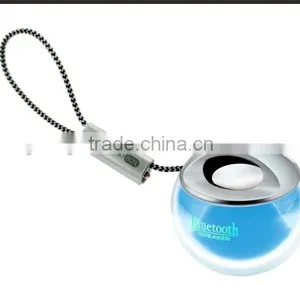 Mini Portable Splashproof Bluetooth Car Speakers With Microphone AUX Port Crytal thumbnail-5