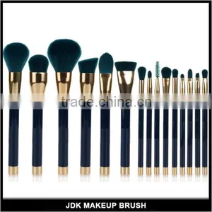 Low MOQ Hottest Selling Unique Design 15pcs Cosmetic Makeup Brush Set With Colorful Hair thumbnail-2