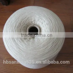 DISCOUNT!! 32NM/2ply 50% Australia Wool and 50% Acrylic Blend Yarn, Raw White Color. thumbnail-2