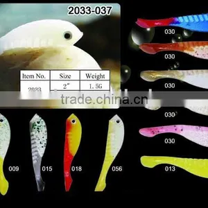 Soft Lure Double Color Hand Poured Soft Lure Fishing Lure thumbnail-1