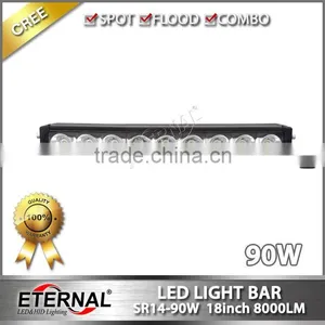 90W High Power Curved Light Bar Spot Flood Combo Marine Boat Motor Sports 4x4 Pick up Truck Trailer Lamp thumbnail-2