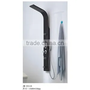 304 Brushed S.S. Shower Panel With Jets thumbnail-1