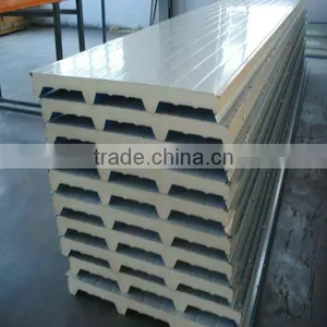 High Quality pu Sandwich Roof Panel for Prefab House thumbnail-1