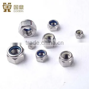 NYLON INSERT LOCK NUTS DIN985,STAINLESS STEEL thumbnail-1
