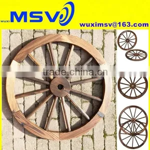 80cm Wooden Wagon Wheel thumbnail-1